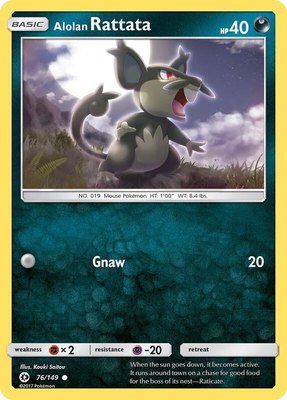 Alolan Rattata, SM Base Set