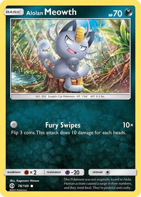 Alolan Meowth, SM Base Set
