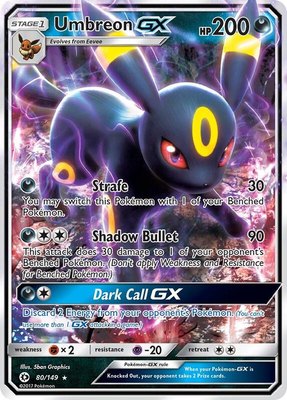 Umbreon GX, SM Base Set