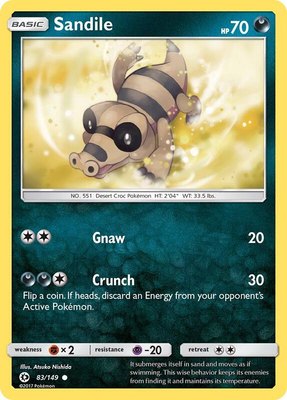 Sandile, SM Base Set