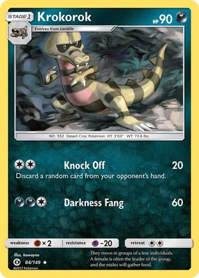 Krokorok, SM Base Set