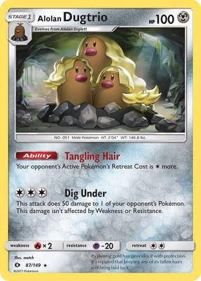 Alolan Dugtrio, SM Base Set