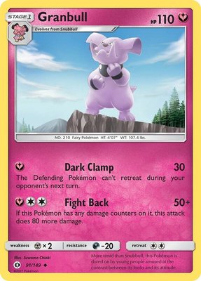 Granbull, SM Base Set