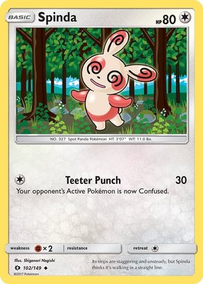 Spinda, SM Base Set