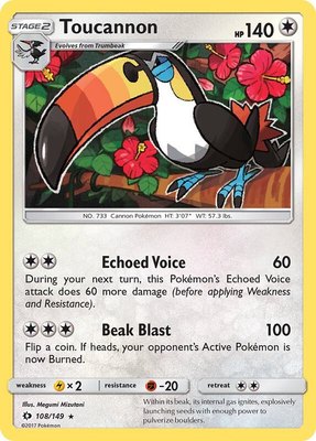 Toucannon, SM Base Set