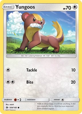 Yungoos, SM Base Set