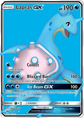 Lapras GX (Full Art), SM Base Set