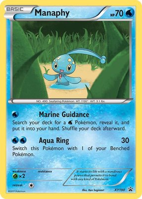 Manaphy, XY Promos