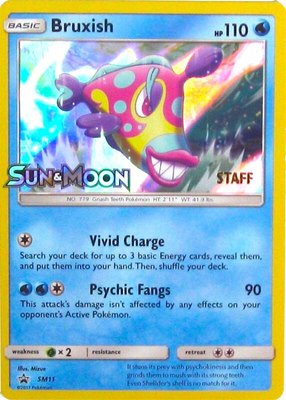 Bruxish (Prerelease) [Staff], SM Promos