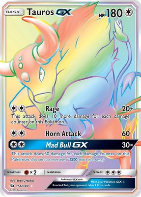 Tauros GX (Secret), SM Base Set