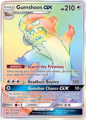 Gumshoos GX (Secret), SM Base Set