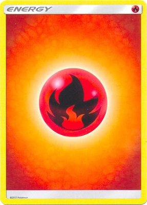 Fire Energy (2017 Unnumbered), SM Base Set