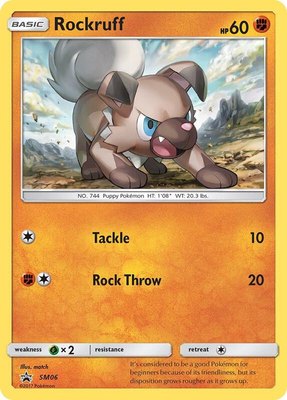 Rockruff, SM Promos