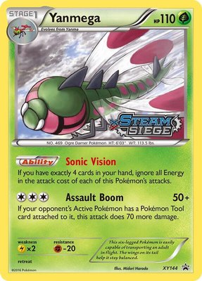Yanmega (XY Steam Siege Prerelease), XY Promos