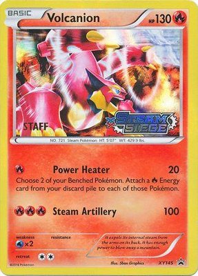 Volcanion (Prerelease) [Staff], XY Promos
