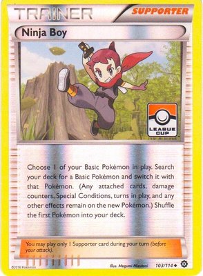 Ninja Boy (League Cup), League & Championship Cards