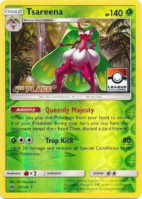 Tsareena (League Challenge) [4th Place], League & Championship Cards