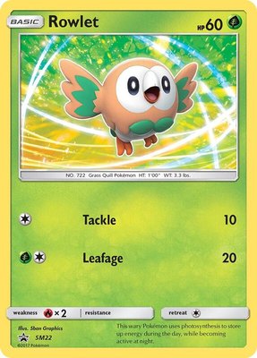 Rowlet, SM Promos