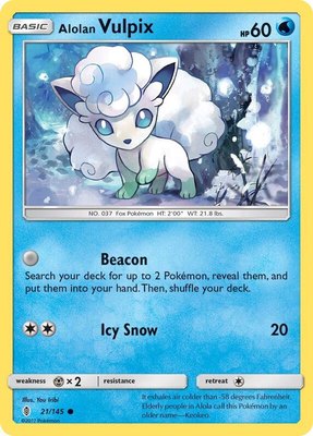 Alolan Vulpix, SM - Guardians Rising