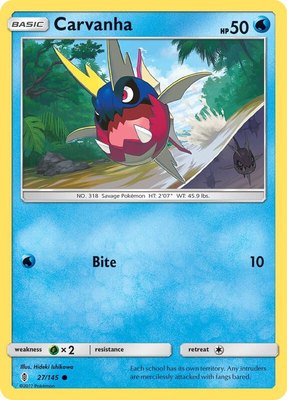 Carvanha, SM - Guardians Rising
