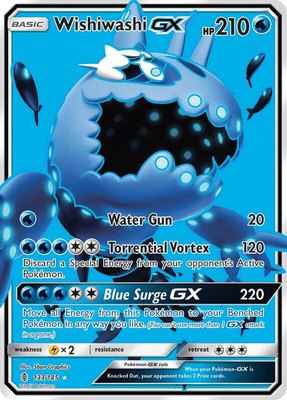Wishiwashi GX (Full Art), SM - Guardians Rising