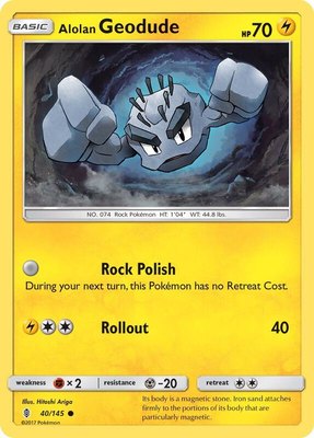 Alolan Geodude, SM - Guardians Rising