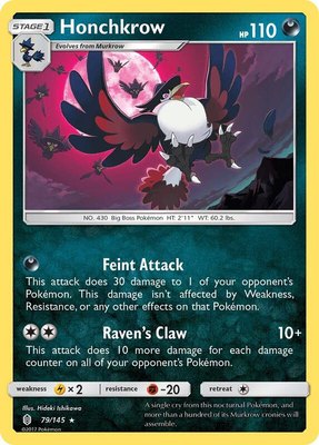 Honchkrow, SM - Guardians Rising