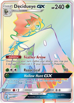 Decidueye GX (Secret), SM - Guardians Rising