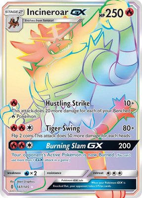 Incineroar GX (Secret), SM - Guardians Rising
