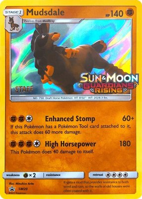 Mudsdale (Prerelease) [Staff], SM Promos
