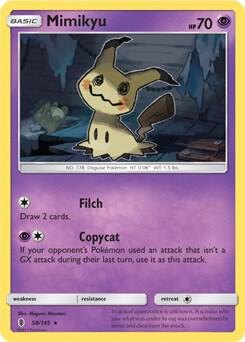 Mimikyu (SM Guardians Rising), Deck Exclusives