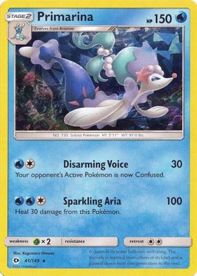 Primarina (Cracked Ice Holo), Deck Exclusives