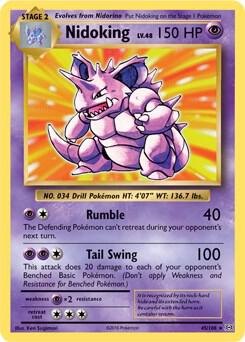 Nidoking (XY Evolutions), Deck Exclusives