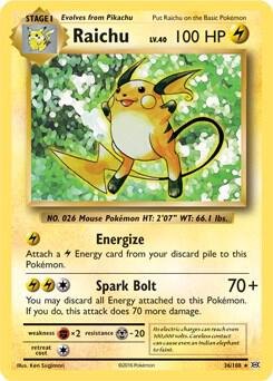 Raichu (XY Evolutions), Deck Exclusives