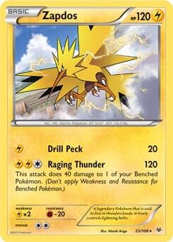 Zapdos (XY Roaring Skies), Deck Exclusives