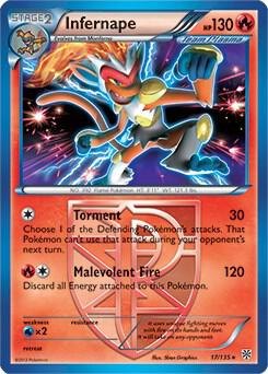 Infernape (BW Plasma Storm), Deck Exclusives