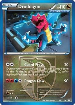 Druddigon (BW Plasma Storm), Deck Exclusives