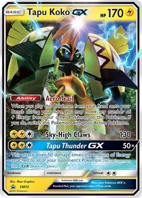 Tapu Koko GX, SM Promos