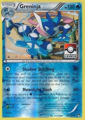 Greninja (Pokemon League) [4th Place], League & Championship Cards