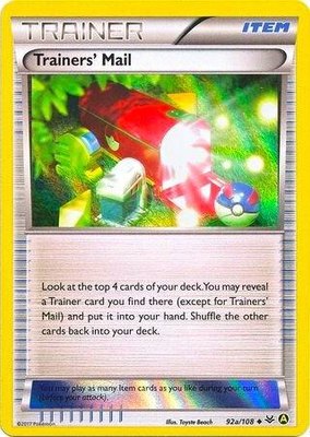 Trainers' Mail (Holo), Alternate Art Promos