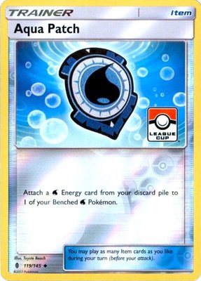 Aqua Patch (League Cup), League & Championship Cards