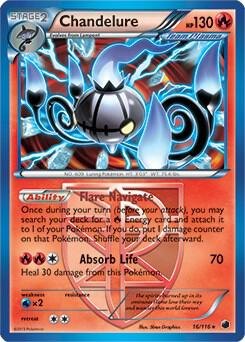 Chandelure (BW Plasma Freeze), Deck Exclusives