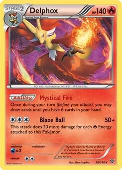 Delphox (XY Base Set), Deck Exclusives