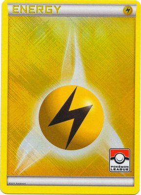 Lightning Energy (2011 Pokemon League), League & Championship Cards