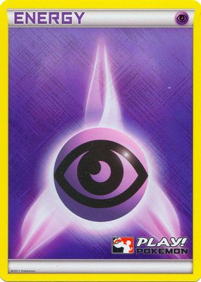 Psychic Energy (2011 Play! Pokemon), League & Championship Cards
