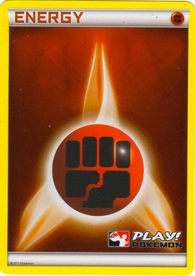 Fighting Energy (2011 Play! Pokemon), League & Championship Cards