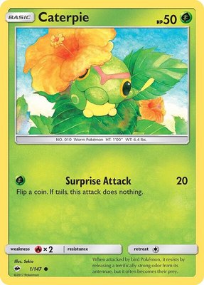 Caterpie, SM - Burning Shadows