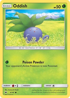 Oddish, SM - Burning Shadows