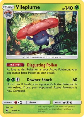 Vileplume, SM - Burning Shadows