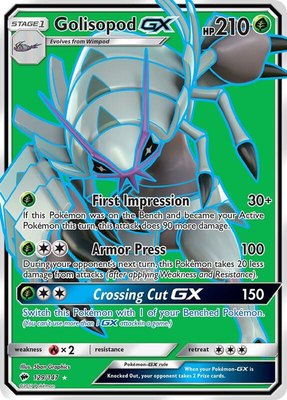 Golisopod GX (Full Art), SM - Burning Shadows